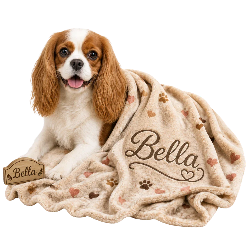 Image of Personalized Dog Blankets with Name