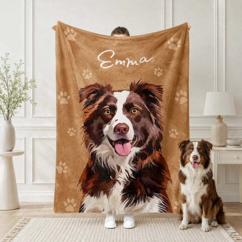 Dog Photo Blanket