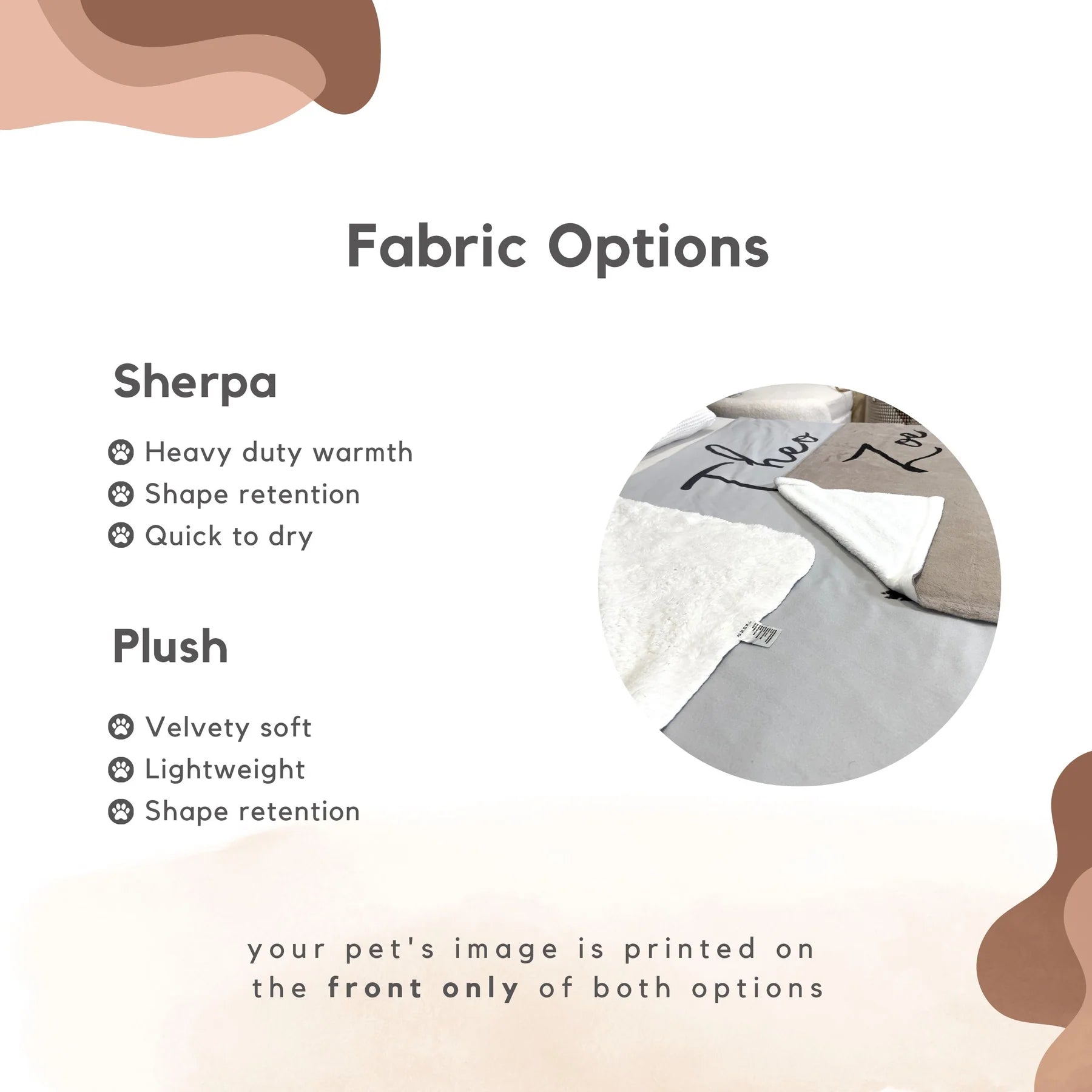 Image of Custom Dog Face Blanket