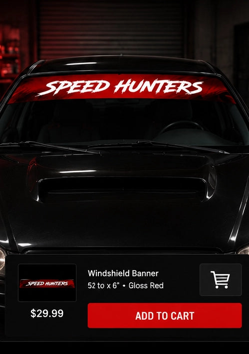  Windshield Banner