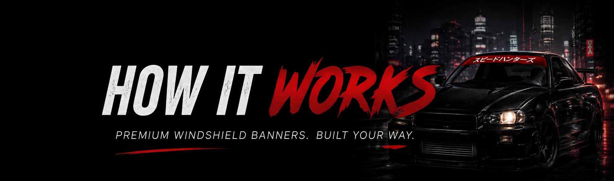  Windshield Banner
